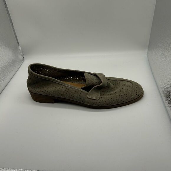 Lucky Brand Caylon Perforated Suede Loafer Size 8M - Picture 8 of 11